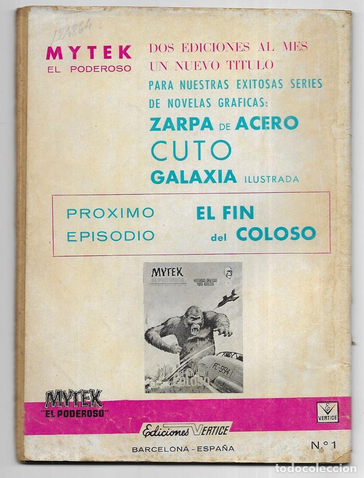 Tebeos: Mytex &rdquo; El Poderoso &rdquo;. El Coloso. n&ordm; 1 Ediciones Vertice 1965 - Foto 2