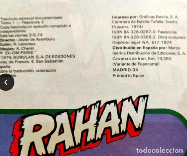 Tebeos: RAHAN ..BURULAN .. N&Uacute;MEROS 1 Y 2.. 1974 - Foto 3