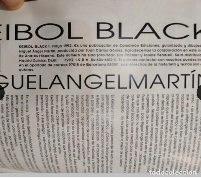 Tebeos: KEIBOL BLACK, N&ordm; 1.CAMALEON EDICIONES - Foto 2