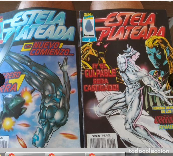 Tebeos: MARVEL.ESTELA PLATEADA.. N&ordm;1 Y N&deg; 2. - Foto 1
