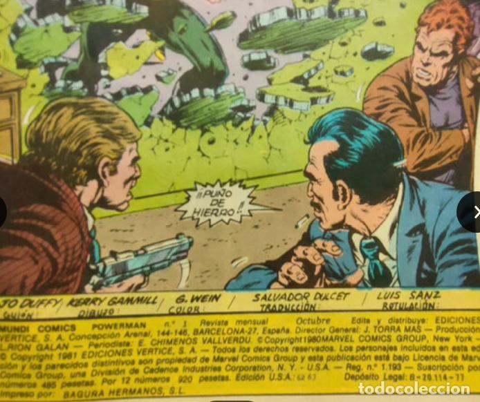 Tebeos: POWER MAN. N&ordm;1..STAN LEE..V&Eacute;RTICE.1981 - Foto 2