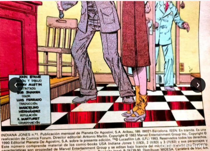 Tebeos: INDIANA JONES. N&ordm;1..MARVEL ..FORUM..1990 - Foto 2