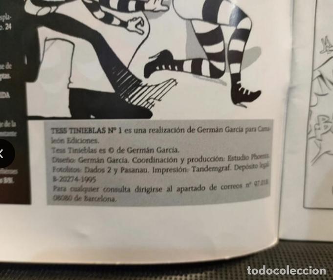 Tebeos: JESS TINIEBLAS N&deg; 1..GERMAN GARC&Iacute;A.1995 - Foto 2