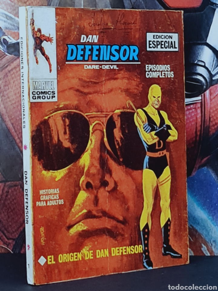 Tebeos: DAN DEFENSOR 1 TACO EL ORIGEN PRIMERA EDICI&Oacute;N MARVEL COMICS EDICIONES VERTICE MUY BUEN ESTADO - Foto 1