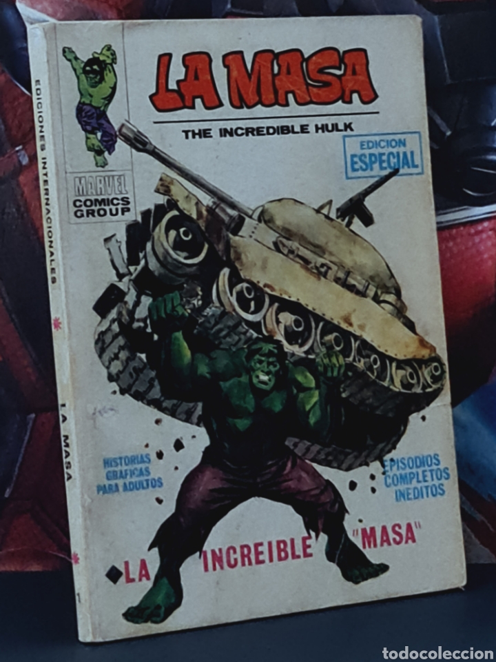 Tebeos: BUEN ESTADO LA MASA 1 TACO LA INCRE&Iacute;BLE MARVEL C&Oacute;MICS EDICIONES V&Eacute;RTICE - Foto 1