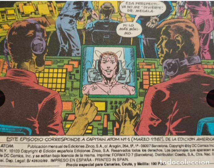 Tebeos: CAPITAN ATOM. N&ordm;1.. DC.. EDITORIAL ZINCO - Foto 2
