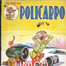 Tebeos: TEBEOS-COMICS CANDY - EL RECLUTA POLICARPO 1 -UNICO- GONG 1949 - SANCHIS (PUMBY) * RARO * UU99 X0922. Lote 41386273