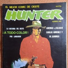 Tebeos: HUNTER Nº 1 (DE 12), EL MEJOR CÓMIC DEL OESTE. RIEGO EDICIONES, AÑO 1980.. Lote 323101863