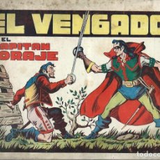 Tebeos: EL VENGADOR - CON EL CAPITAN CORAJE - TORAY 1950 - ILUSTRACIONES DE IRANZO - ORIGINAL - GRAN FORMATO. Lote 324093013