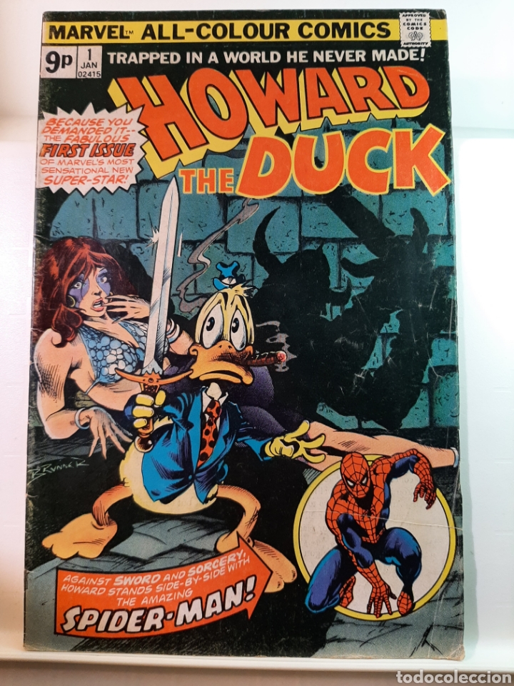 Tebeos: MARVEL Howard the Duck 1976 N&Uacute;MERO 1 - Foto 1