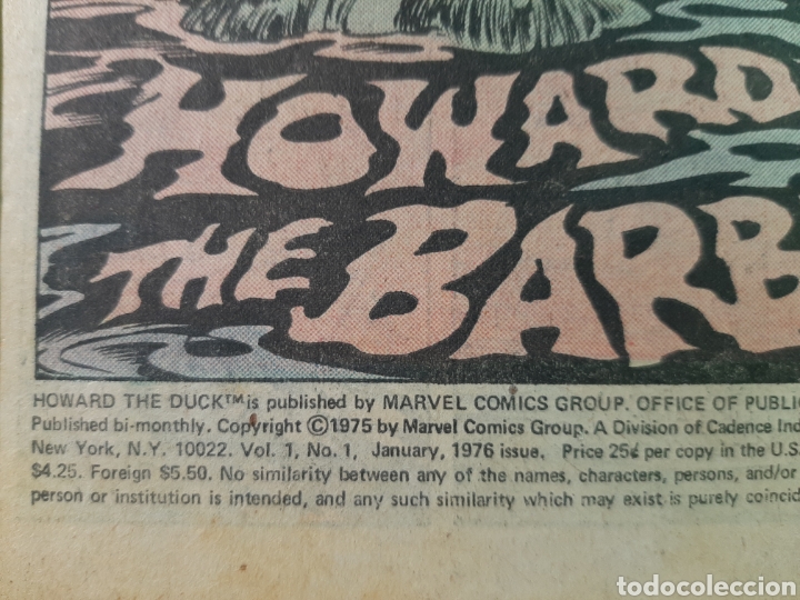 Tebeos: MARVEL Howard the Duck 1976 N&Uacute;MERO 1 - Foto 2