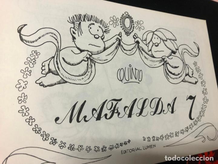 Tebeos: COMIC MAFALDA NUMERO 7, EDITORIAL LUMEN, 1985 - Foto 2