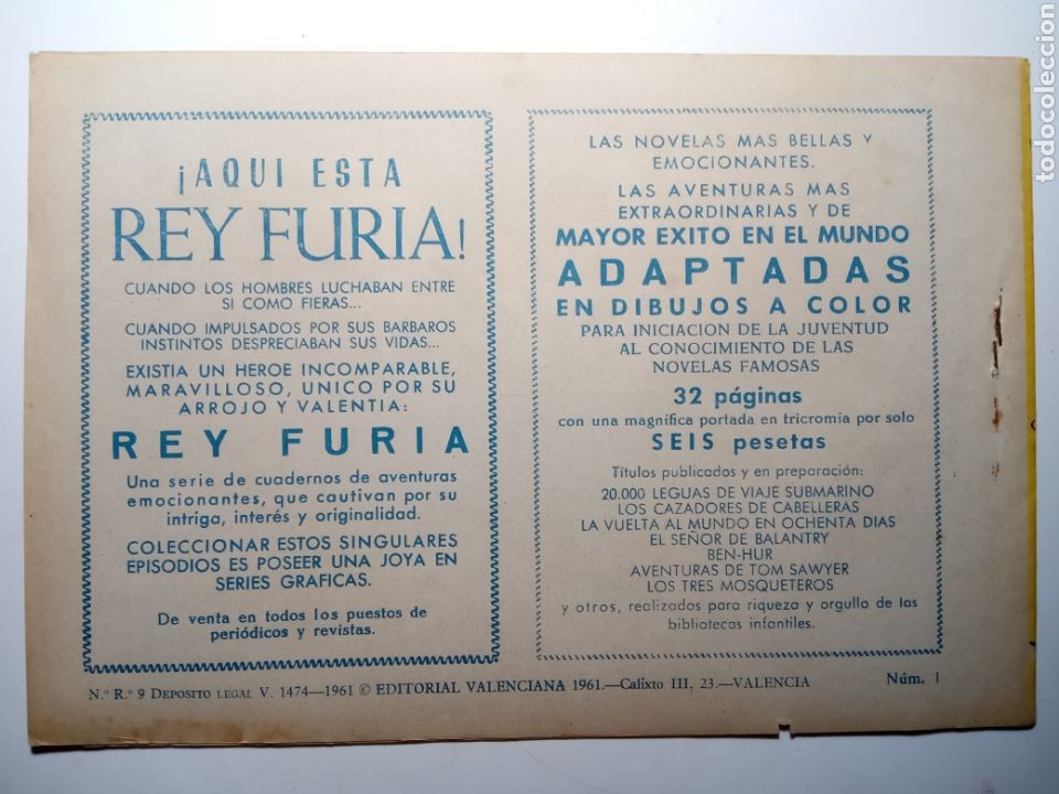 Tebeos: Kid Tejano. n&deg;1 edit. Valencia 1961 - Foto 2