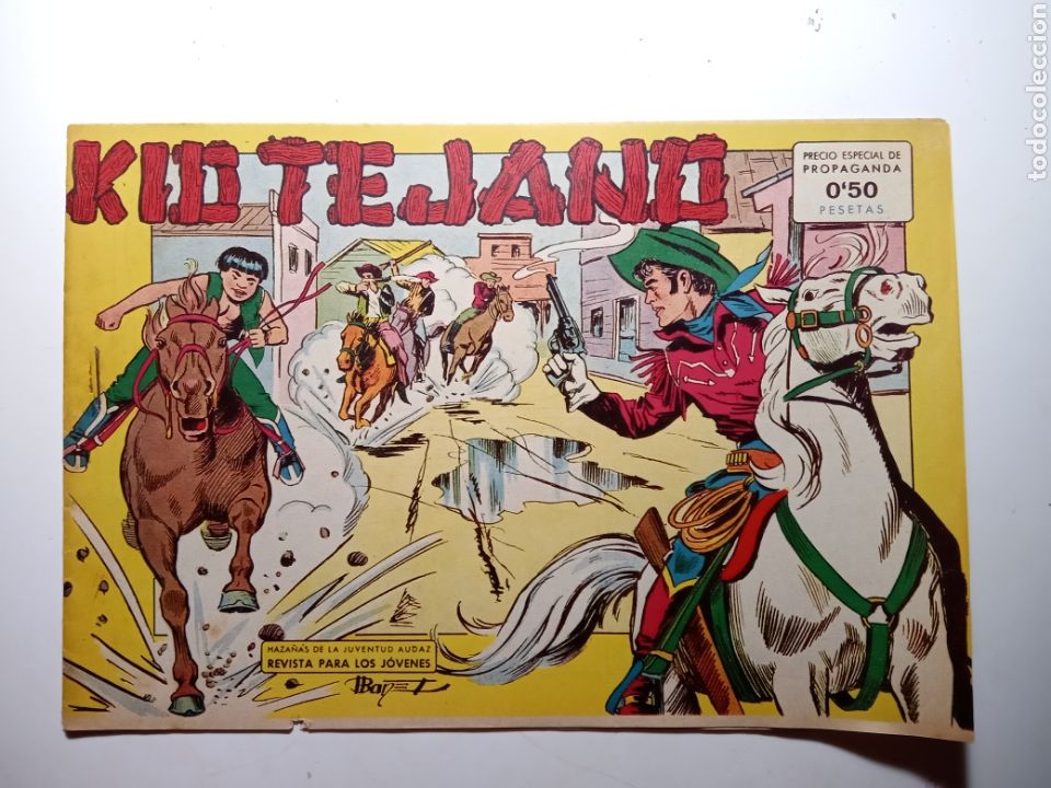 Tebeos: Kid Tejano. n&deg;1 edit. Valencia 1961 - Foto 1