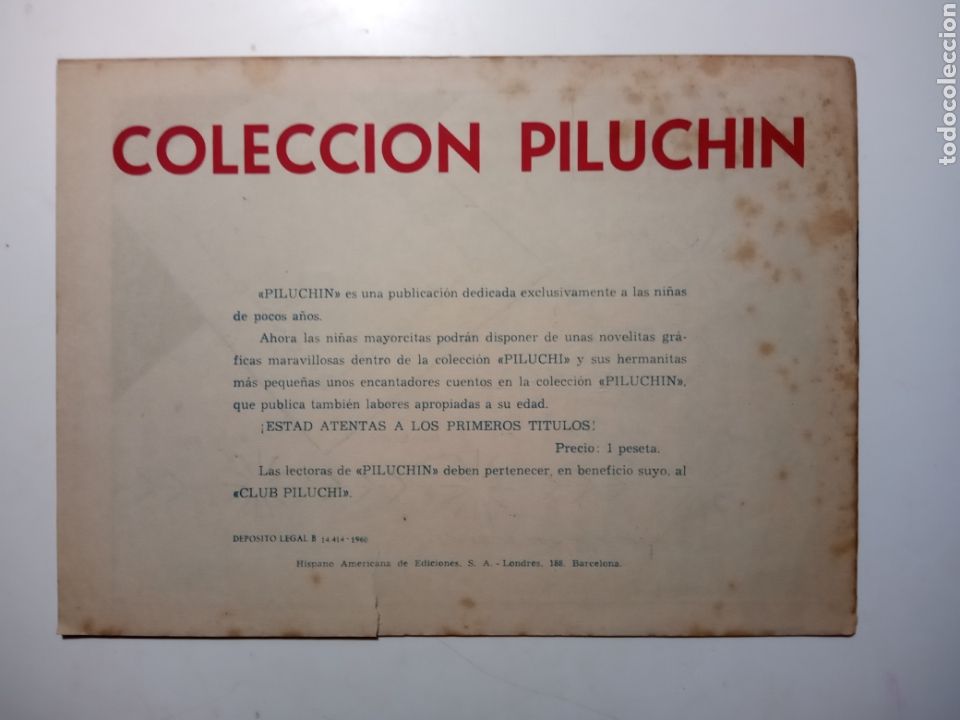 Tebeos: Piluch&iacute;n n&deg; 1. - Foto 2