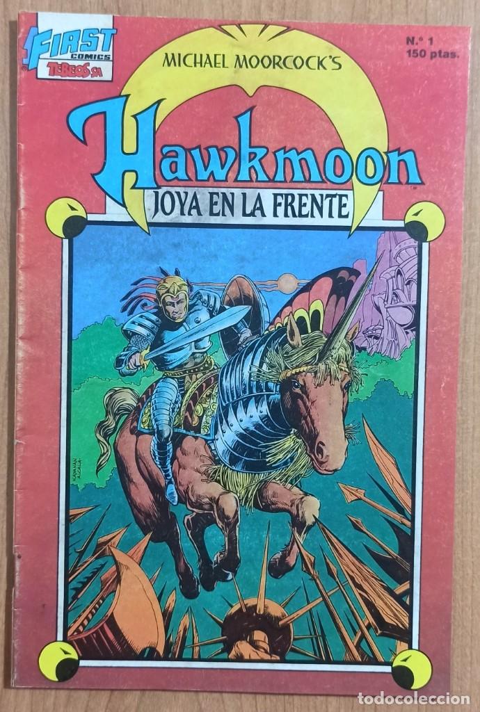 Tebeos: HAWKMOON JOYA EN LA FRENTE N&ordm;1 - EDICIONES B 1988. - Foto 1