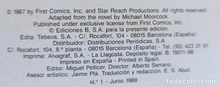 Tebeos: HAWKMOON JOYA EN LA FRENTE N&ordm;1 - EDICIONES B 1988. - Foto 5