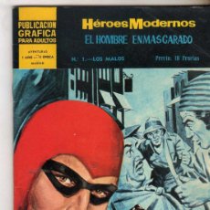 Tebeos: HEROES MODERNOS Nº 1 DE EL HOMBRE ENMASCARADO. Lote 366318236