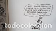 Tebeos: COMIC MAFALDA NUMERO 0-EDITORIAL LUMEN-1985 - Foto 5