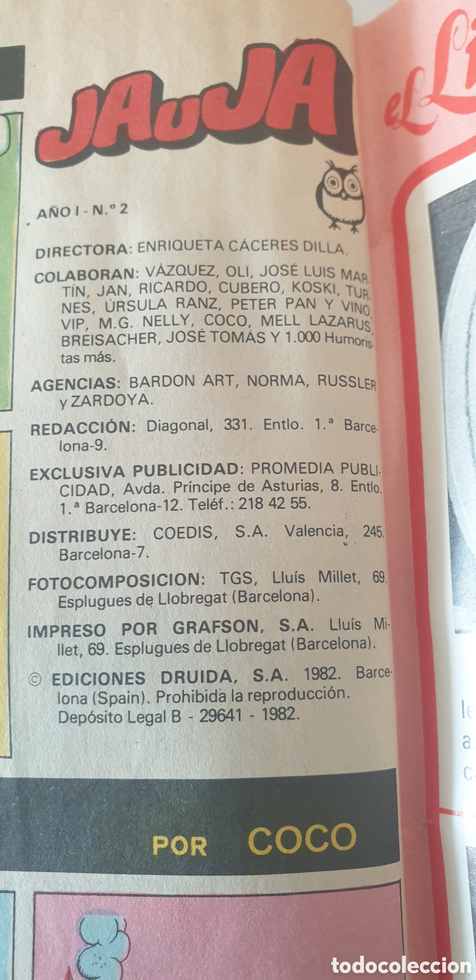 Tebeos: Tebeo Jauja n&uacute;mero 1 a&ntilde;o 1982 - Foto 2