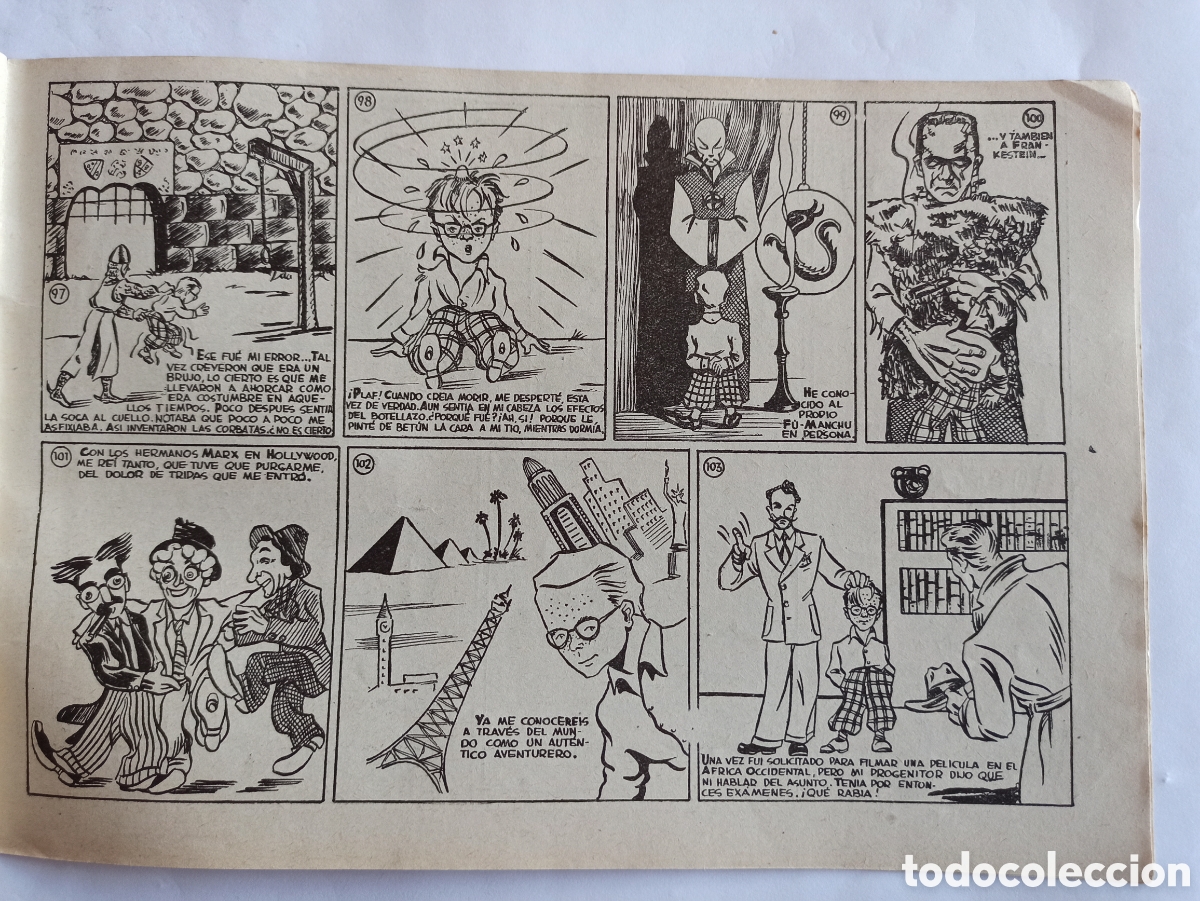Tebeos: Ginesito, Satan&aacute;s . Ediciones Rialto. N 1. A&ntilde;o 1944. Original. - Foto 8