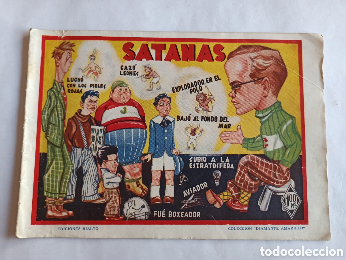 Tebeos: Ginesito, Satan&aacute;s . Ediciones Rialto. N 1. A&ntilde;o 1944. Original. - Foto 1