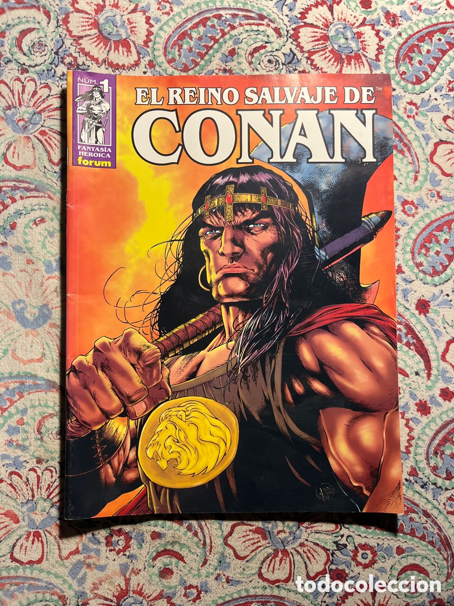 Tebeos: EL REINO SALVAJE DE CONAN, N&Uacute;MERO 1, (F&Oacute;RUM) - Foto 1