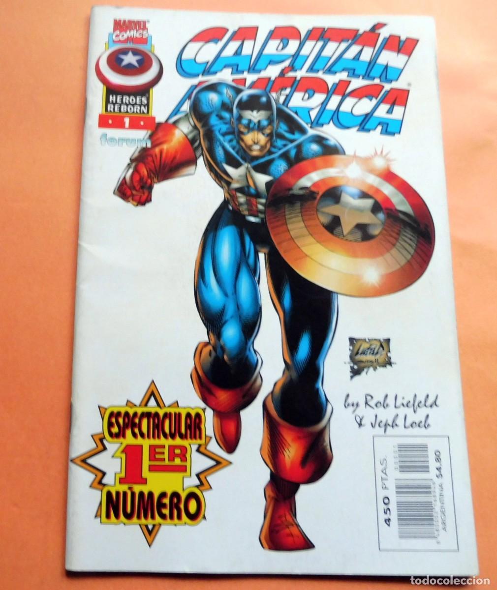 Tebeos: COMICS MARVEL FORUM N&Uacute;M 1 - CAPIT&Aacute;N AM&Eacute;RICA - HEROES REBORN - Foto 1