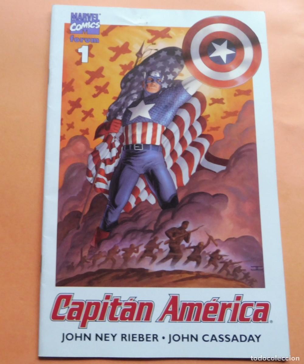 Tebeos: COMICS MARVEL FORUM N&Uacute;M 1 - CAPIT&Aacute;N AM&Eacute;RICA - JOHN NEY RIEBER - JOHN CASSADAY - Foto 1