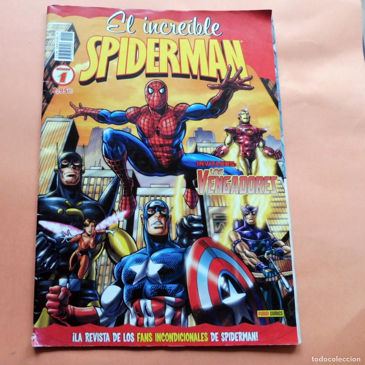 Tebeos: PANINI COMICS N&Uacute;M 1 EL INCREIBLE SPIDERMAN - INVITADOS LOS VENGADORES - Foto 1