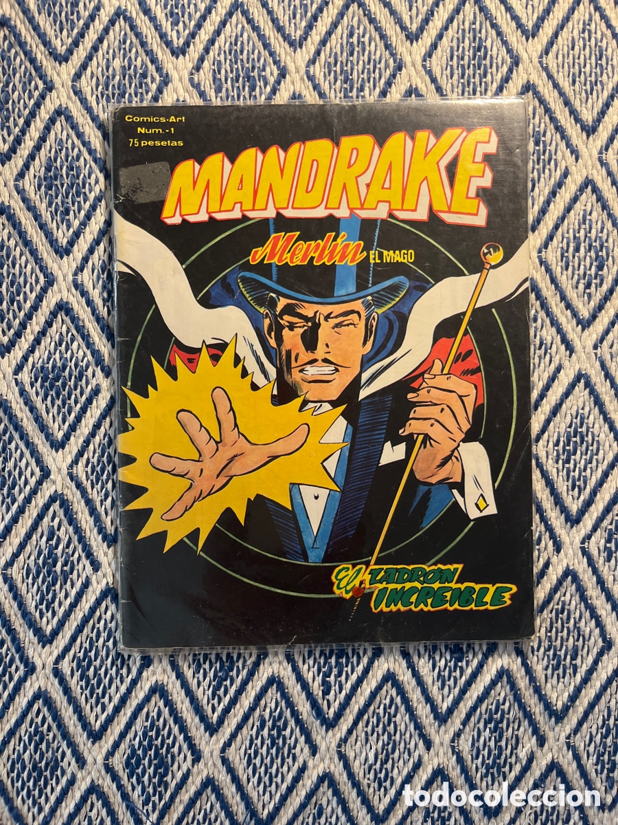 Tebeos: MANDRAKE, MERL&Iacute;N EL MAGO, N&Uacute;MERO 1, (EDICIONES V&Eacute;RTICE) - Foto 1