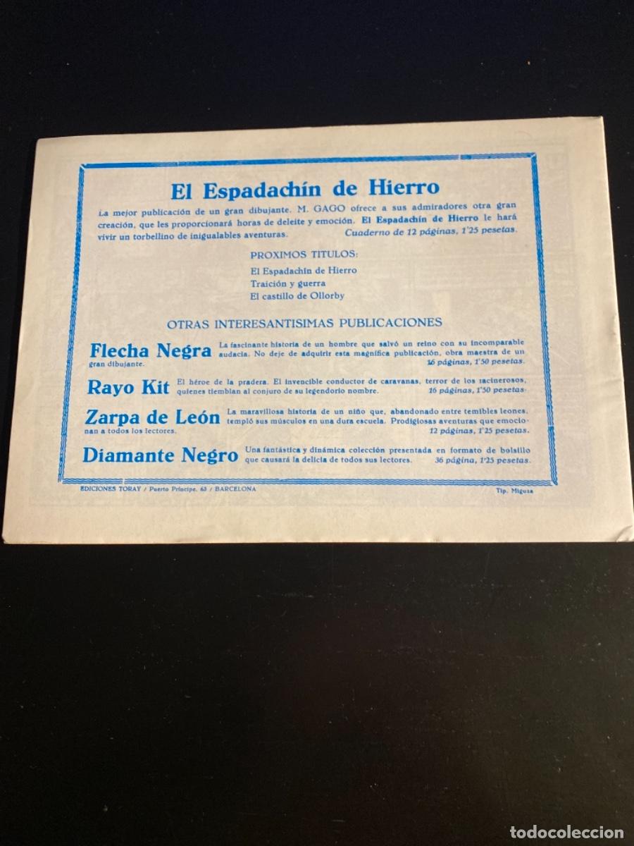 Tebeos: C&oacute;mic facs&iacute;mil N&uacute;mero 1 Editorial Toray El espadach&iacute;n de hierro - Foto 3