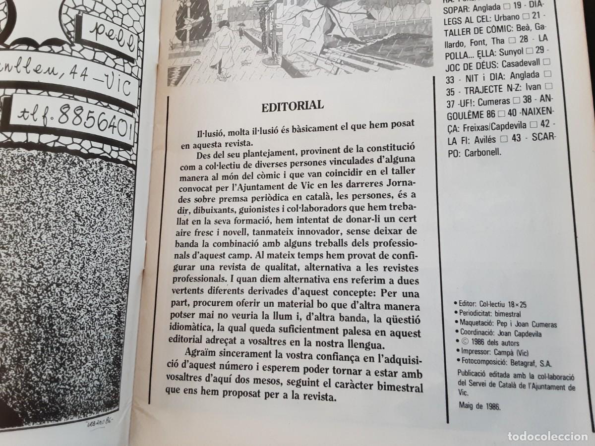 Tebeos: 18x25 comic per a adults, 1986 n&uacute;mero 1, en catal&aacute;n - Foto 3