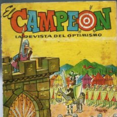 Tebeos: EL CAMPEON - Nº 1 - BRUGUERA 1960 - ORIGINAL - CON EL JABATO EN PAGINAS CENTRALES - DIFICIL