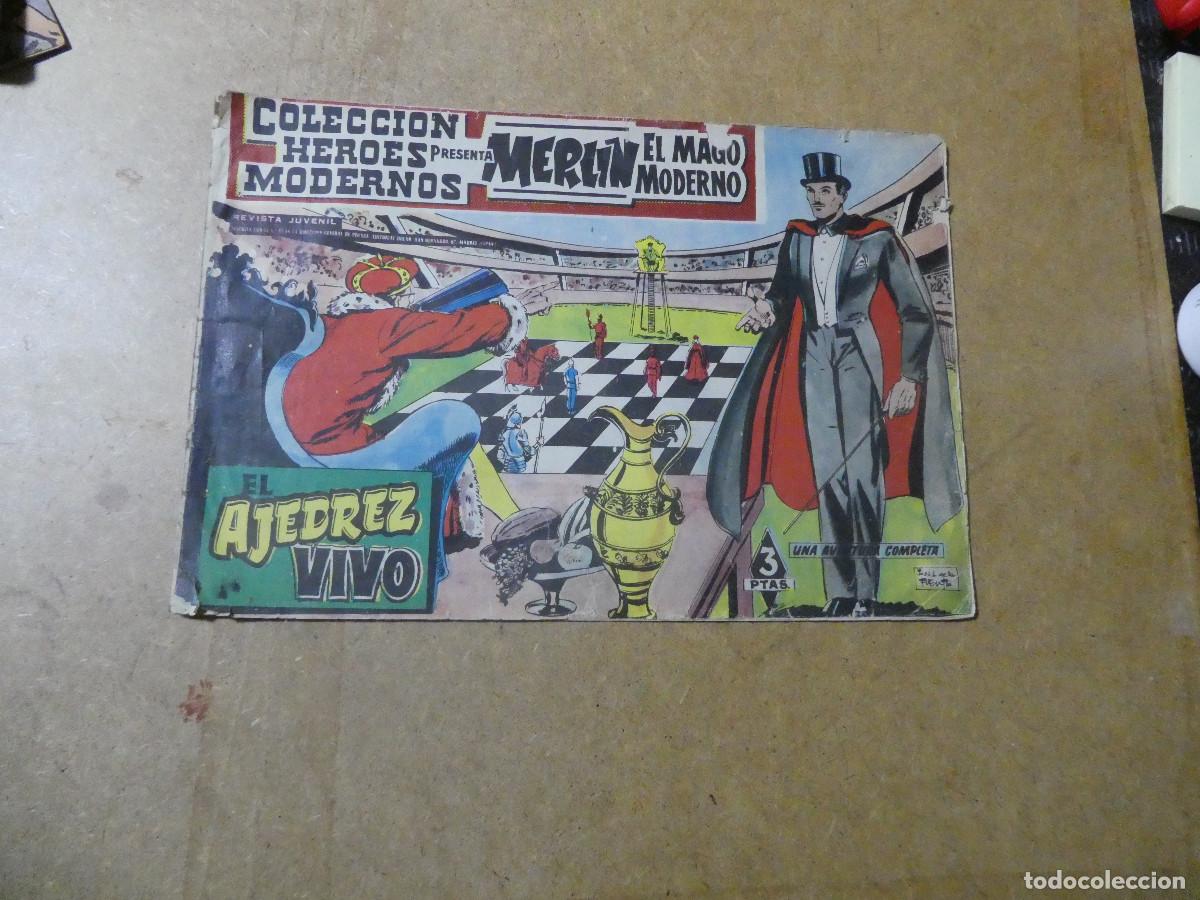 Tebeos: Merl&iacute;n, el mago moderno n&ordm; 1 , original editorial dolar - Foto 1