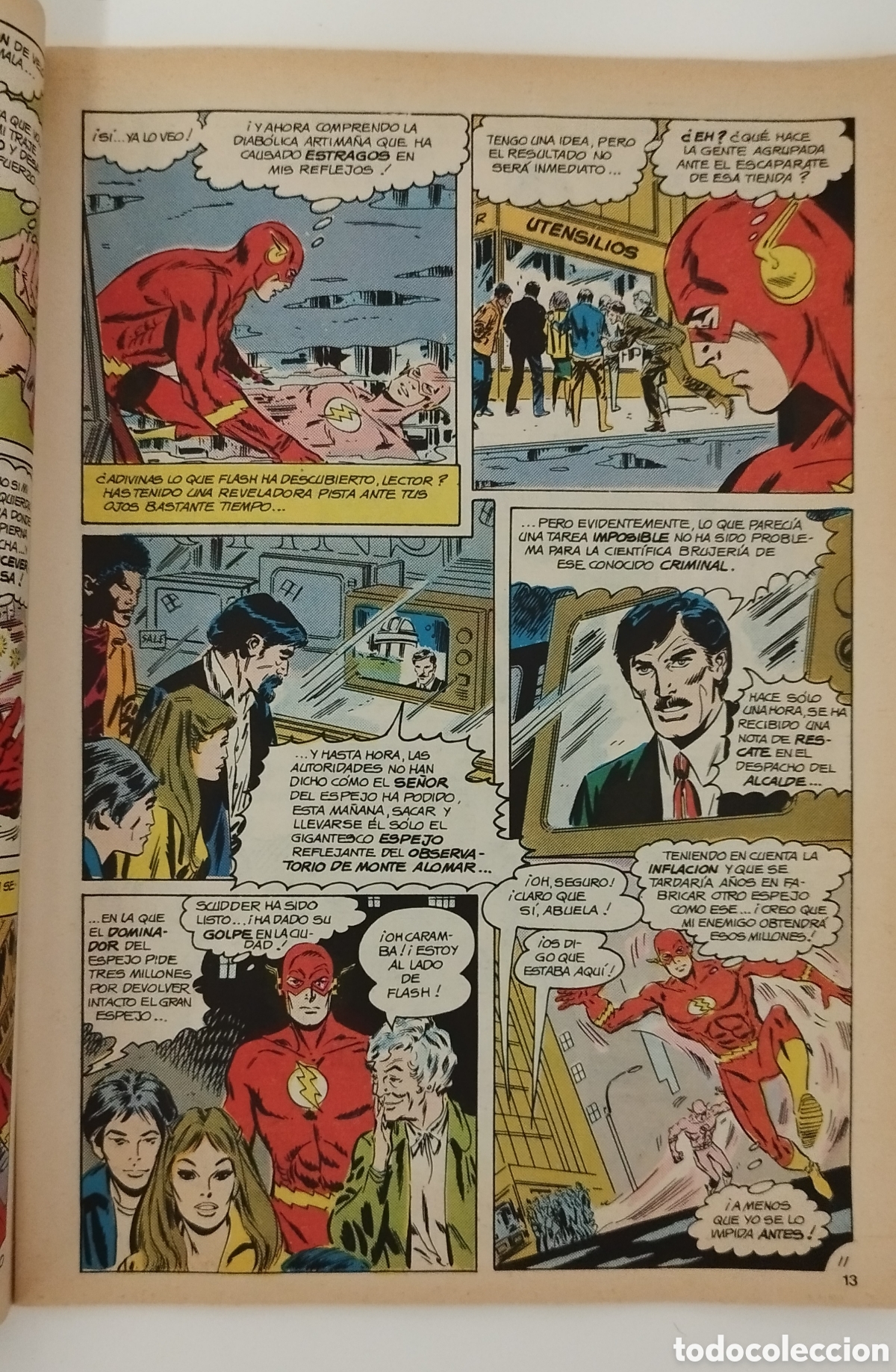 Tebeos: FLASH N&deg;1 / DC / ZINCO / 1984 / - Foto 2
