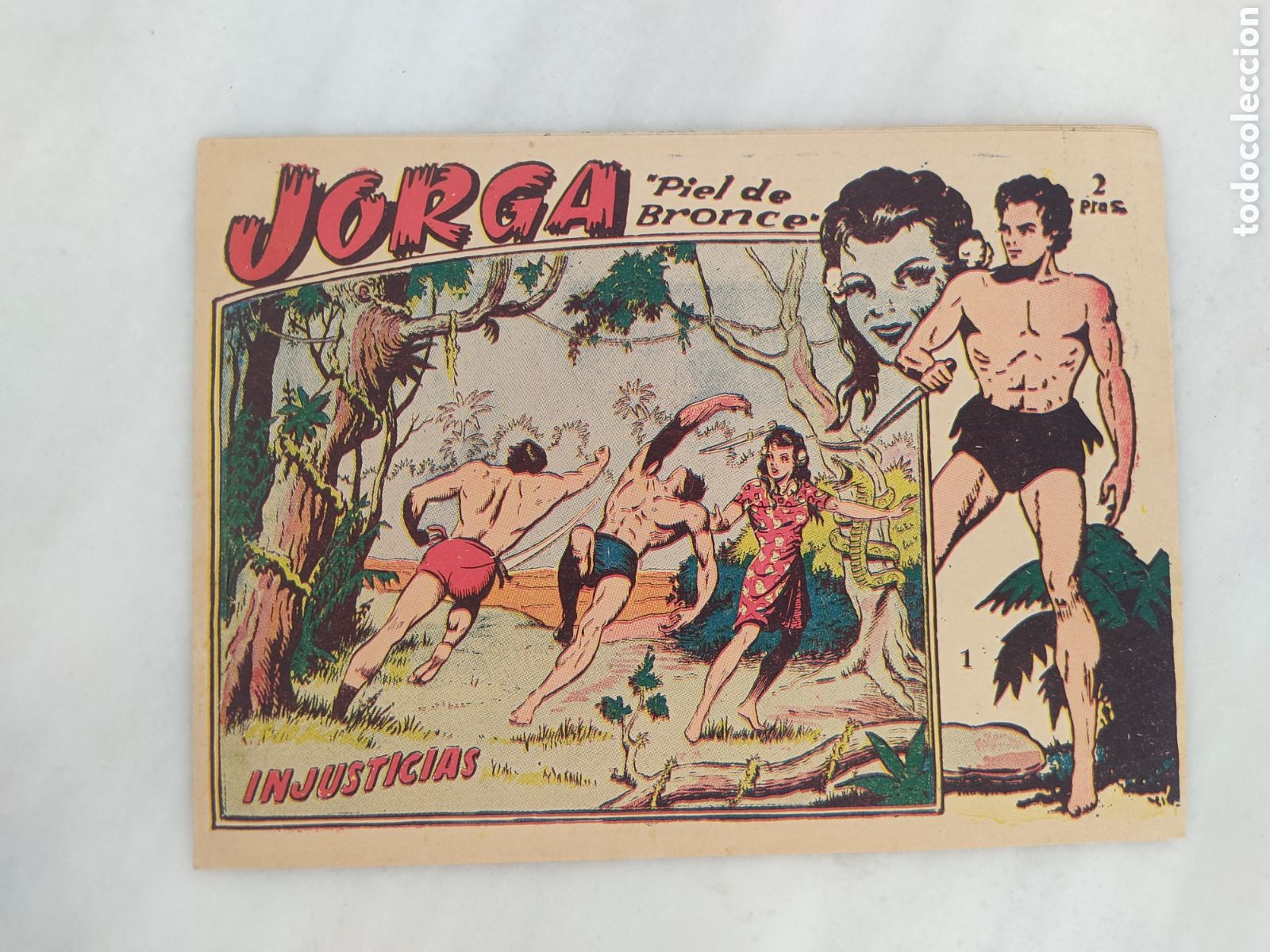 Tebeos: Jorga Piel de bronce injusticias original - Foto 1