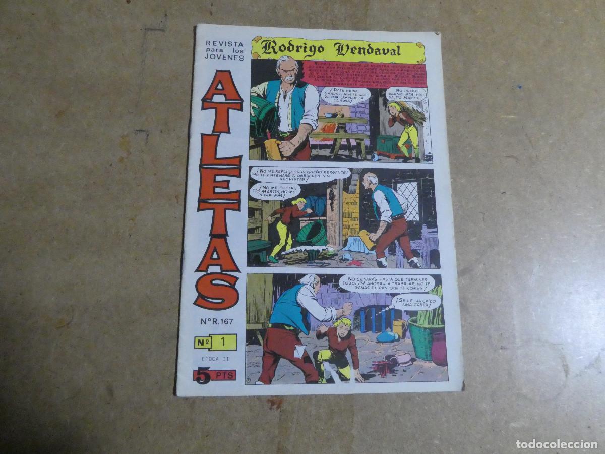 Tebeos: atletas n&ordm; 1, &eacute;poca II de la editorial maga - Foto 1