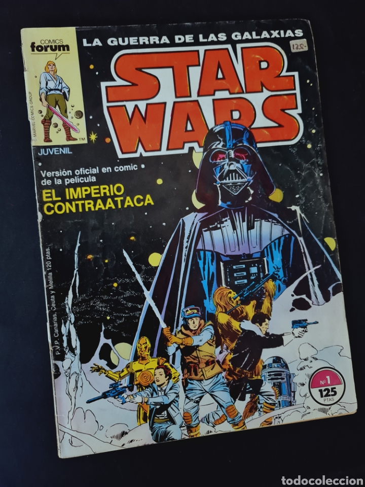 Tebeos: STAR WARS 1 EL IMPERIO CONTRAATACA NORMAL ESTADO GRAPA FORUM - Foto 1
