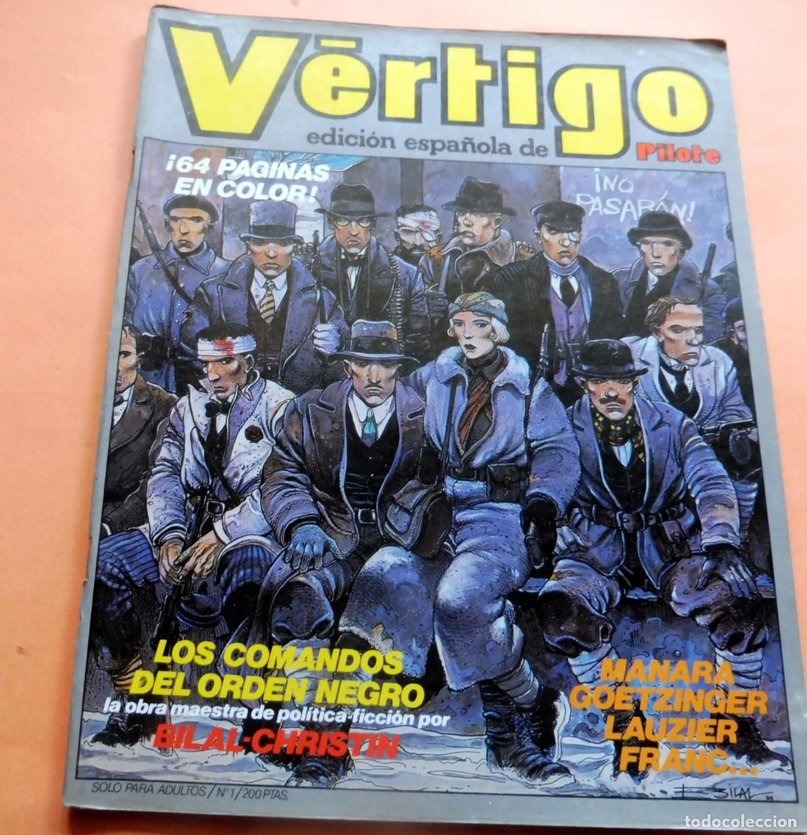 Tebeos: V&Eacute;RTIGO - N&Uacute;M 1 - EDICI&Oacute;N ESPA&Ntilde;OLA DE PILOTE - - Foto 1