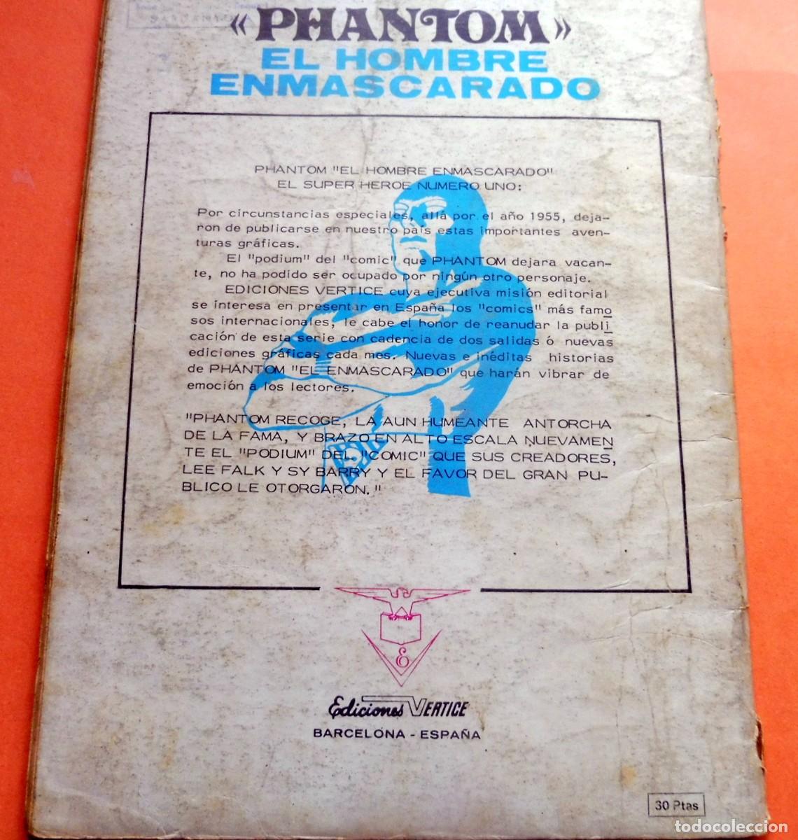 Tebeos: THE PHANTOM N&Uacute;M 1 - EL HOMBRE ENMASCARADO - EL CUSTODIO DE LA PAZ - Foto 3