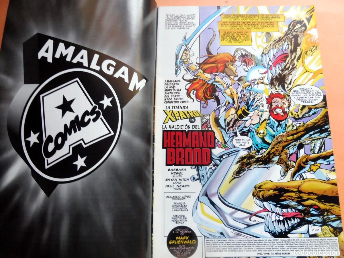 Tebeos: COMICS AMALGAM - X-PATROL N&Uacute;M 1 - EL TRIUMFO DEL HERMANO BROOD - Foto 2