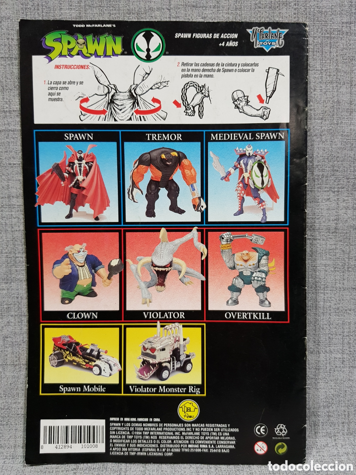 Tebeos: RARO. CUADERNO DE COMIC REF 10101 SPAWN TODD MCFARLANE 1994 ED ESPA&Ntilde;OL JUGUETES RIMA - Foto 2