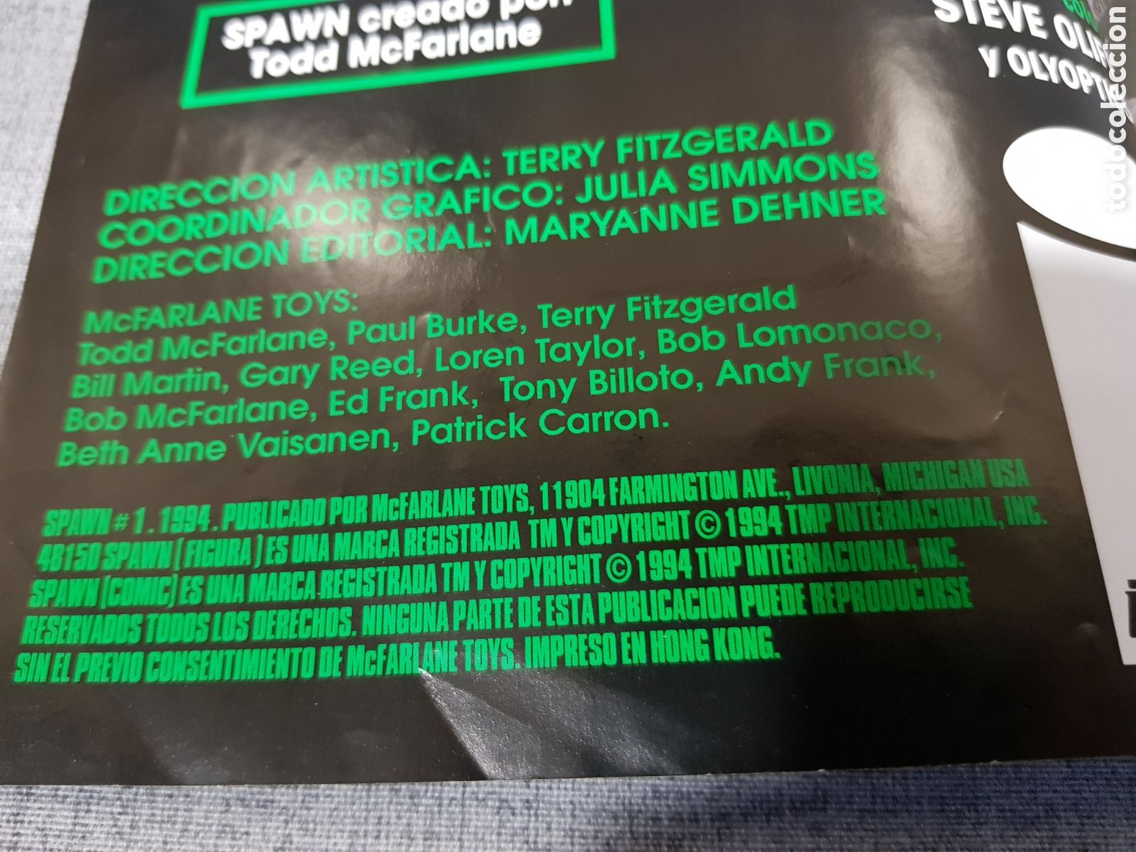 Tebeos: RARO. CUADERNO DE COMIC REF 10101 SPAWN TODD MCFARLANE 1994 ED ESPA&Ntilde;OL JUGUETES RIMA - Foto 18