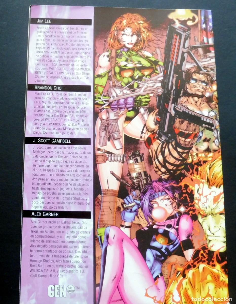 Tebeos: GEN 13 N&ordm; 1 - IMAGE - EJEMPLAR DE OBSEQUIO - PARA ESTRENAR - Foto 2