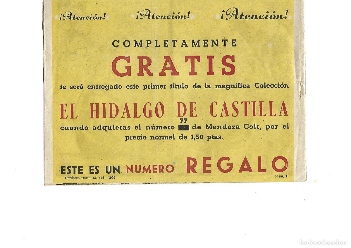 Tebeos: TEBEO EL HIDALGO DE CASTILLA N&ordm; 1 - Foto 2