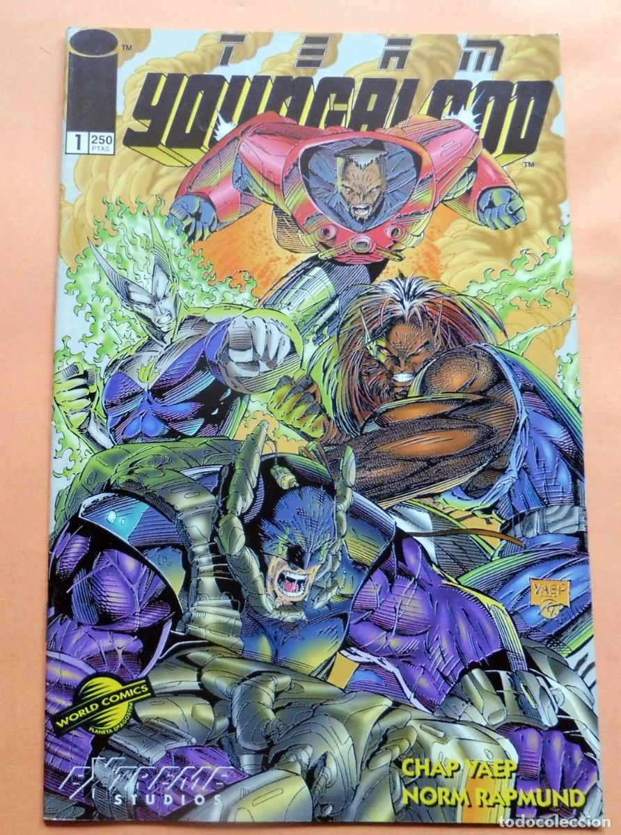 Tebeos: TEAM YOUNGBLOOD N&ordm; 1 - ASEDIO SANGRIENTO - WORLD COMICS - IMPECABLE - Foto 1