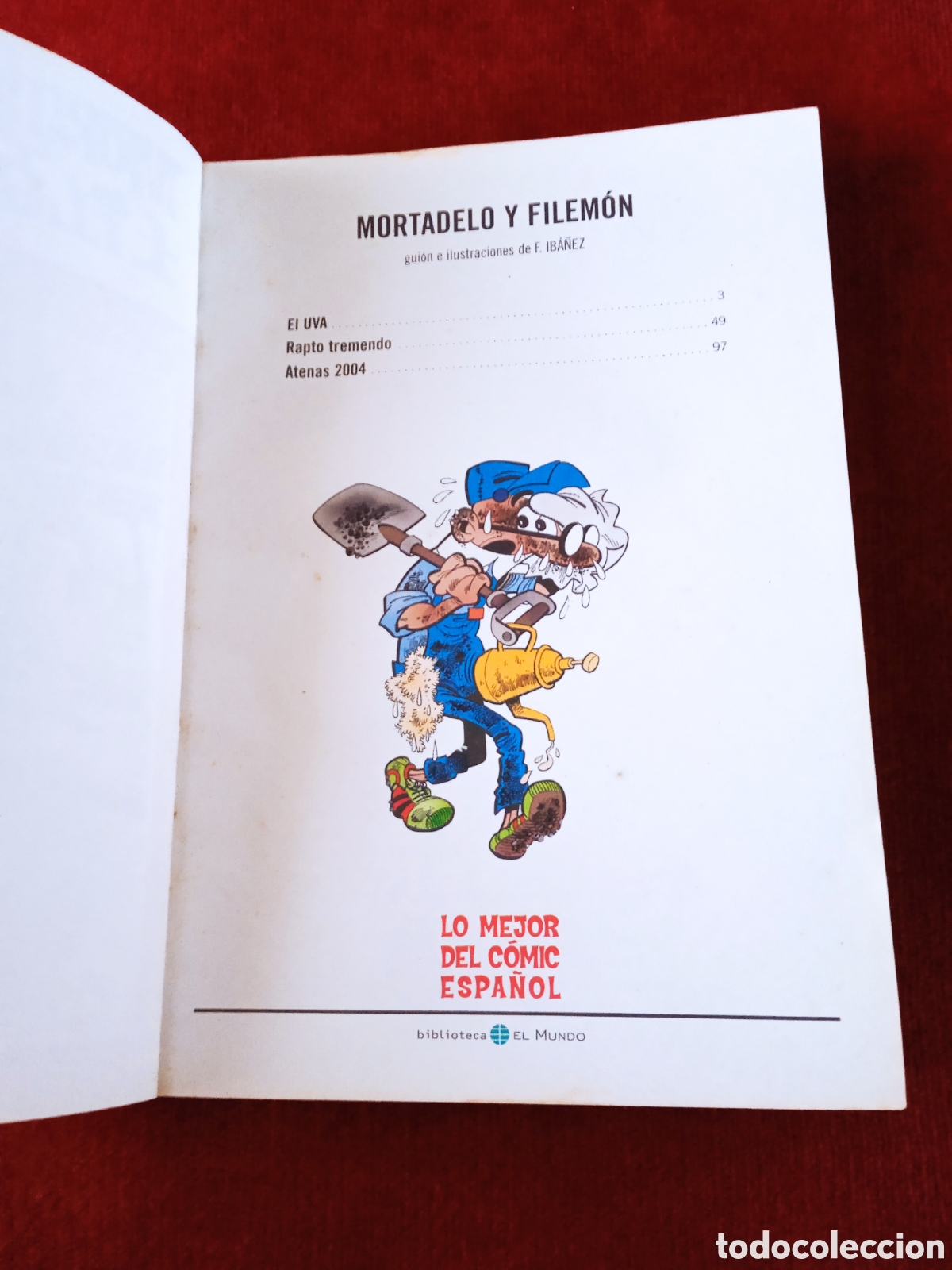 Tebeos: MORTADELO y FILEM&Oacute;N, 2004Biblioteca el Mundo. - Foto 3