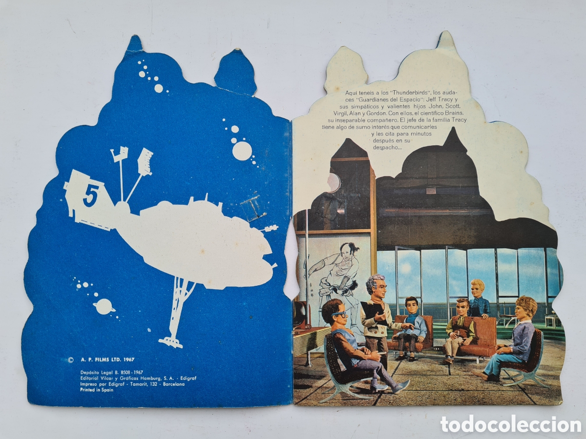 Tebeos: Cuento Troquelado Thunderbird n&uacute;m. 1 - Editorial Vilcar 1967 - Foto 7