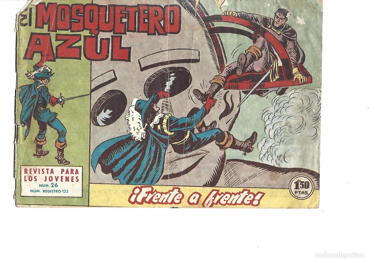 Tebeos: MOSQUETERO AZUL N&ordm; 26 ULTIMO DE LA COLECCION - Foto 1